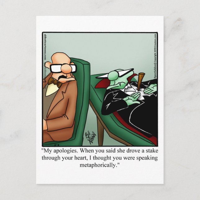 Halloween Humor Postcard  (Front)