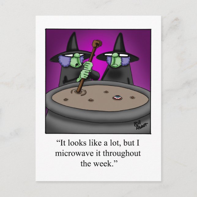 Halloween Humor Postcard  (Front)