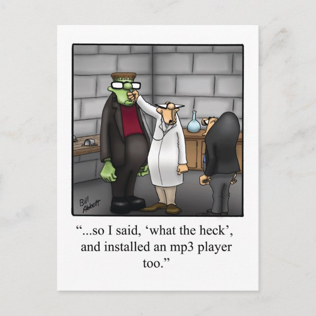 Halloween Humor Postcard  (Front)