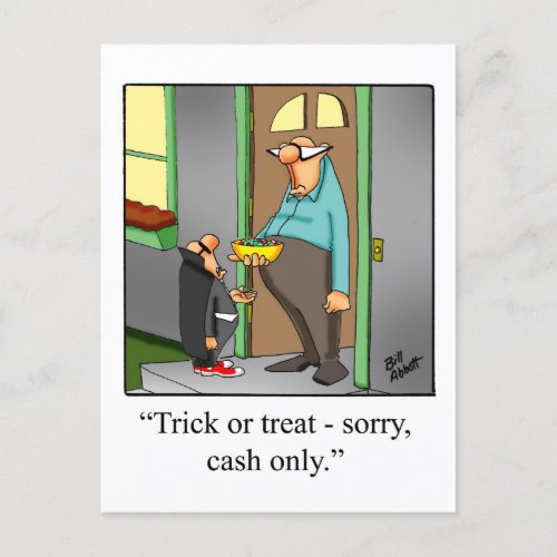 Halloween Humor Postcard 