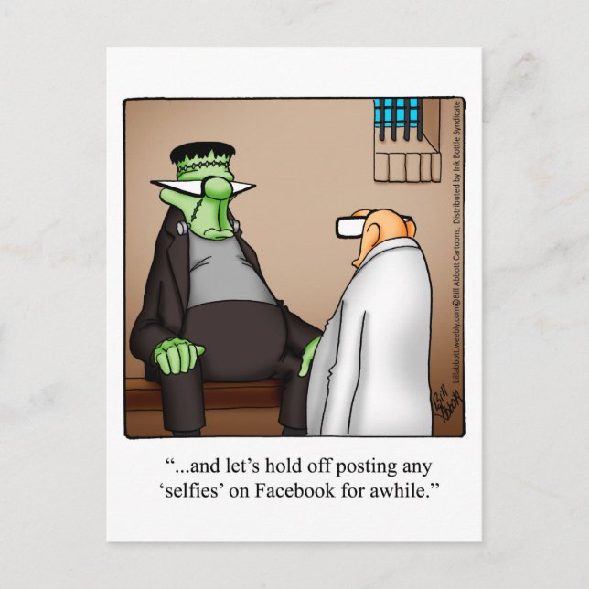 Halloween Humor Postcard  (Front)
