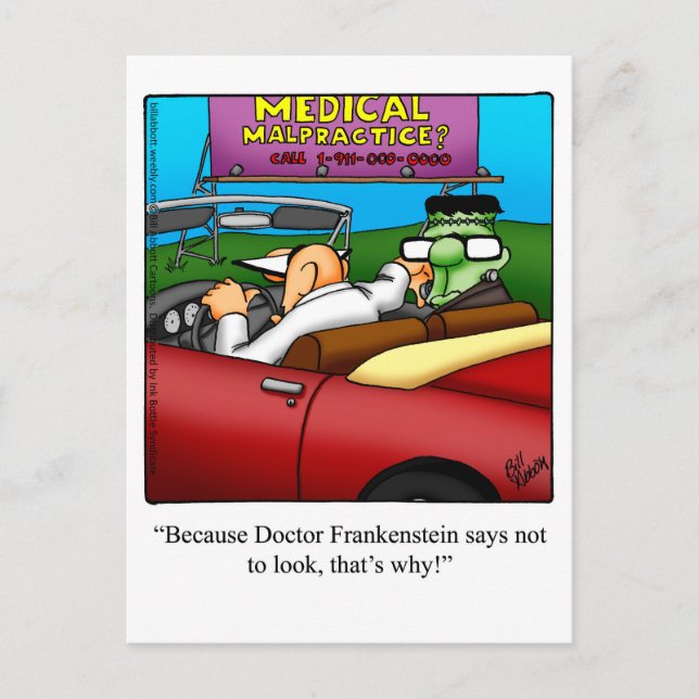 Halloween Humor Postcards "Spectickles" (Front)