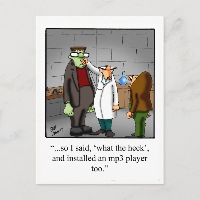 Halloween Humor Postcards "Spectickles" (Front)