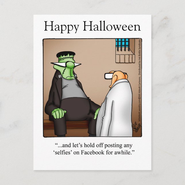 Halloween Humor Postcards "Spectickles" (Front)