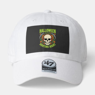 Halloween Hunting Night Skull Scythe Vector Design 47 Brand Hat
