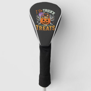 Halloween I Do Tricks for Treats Pumpkin Golf Head Cover
