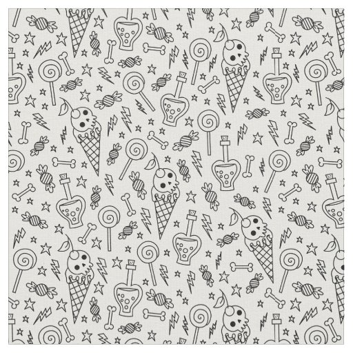 halloween ice cream skull bones poison white fabric
