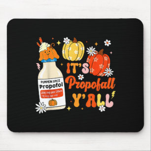 Halloween Icu Nurse Its Profall Y'all Crna Icu Fal Mouse Pad