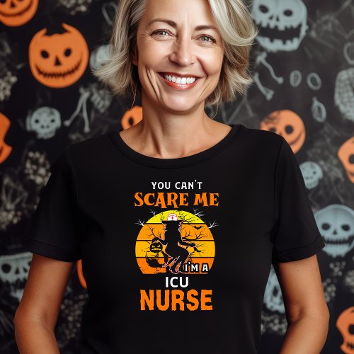 Halloween  ICU Nurse T_Shirt