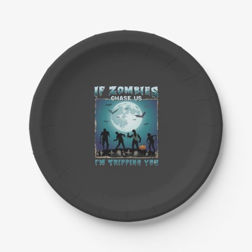 Halloween If Zombies Chase Us_1 Paper Plates