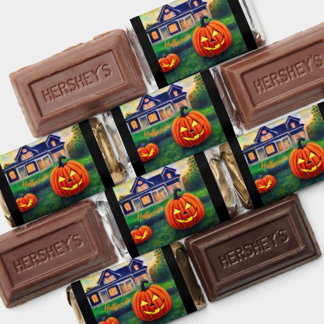 Halloween illuminated pumpkins hershey's miniatures (Assorted)