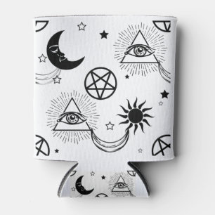 halloween illuminati eye can cooler