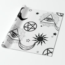 halloween illuminati eye wrapping paper