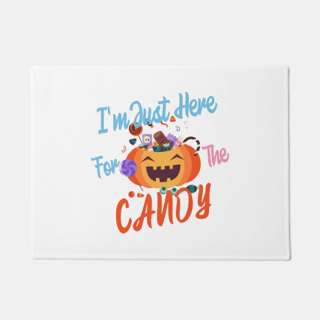 Halloween in an opportunity to be really creative doormat (Front)