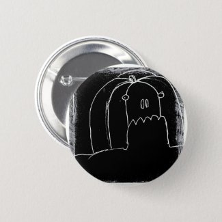 halloween in black parade yaie pinback button