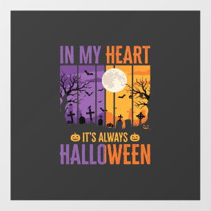 Halloween In My Heart Spooky Cemetery Floor Decals