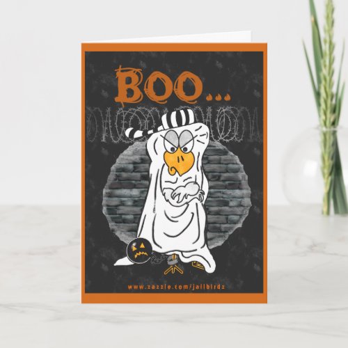 Halloween in prison card Boo Hoo Card