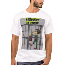 Halloween in Prison, Funny usa political T-Shirt