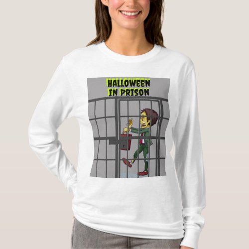 Halloween in Prison Funny usa political  T_Shirt