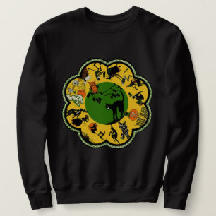 Halloween in the Round Sweatshirt