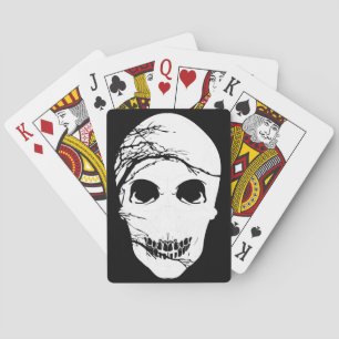 Halloween Inspiried Skull Poker Cards