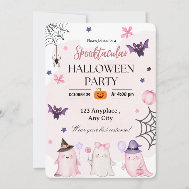 Halloween Invitation (Front)
