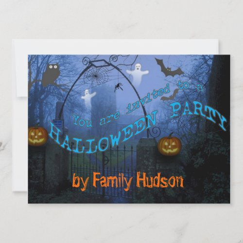 Halloween invitation