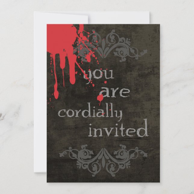 Halloween Invitation (Front)