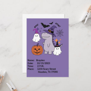 Halloween invitation