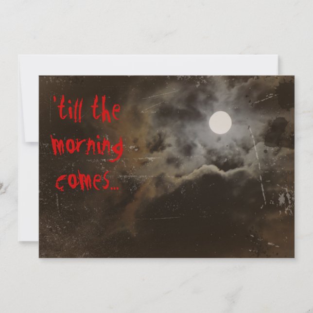 Halloween Invitation (Front)