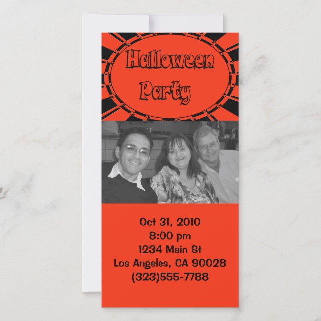 Halloween Invitation (Front)