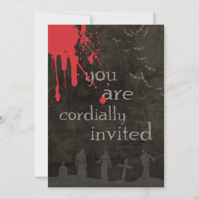 Halloween Invitation (Front)