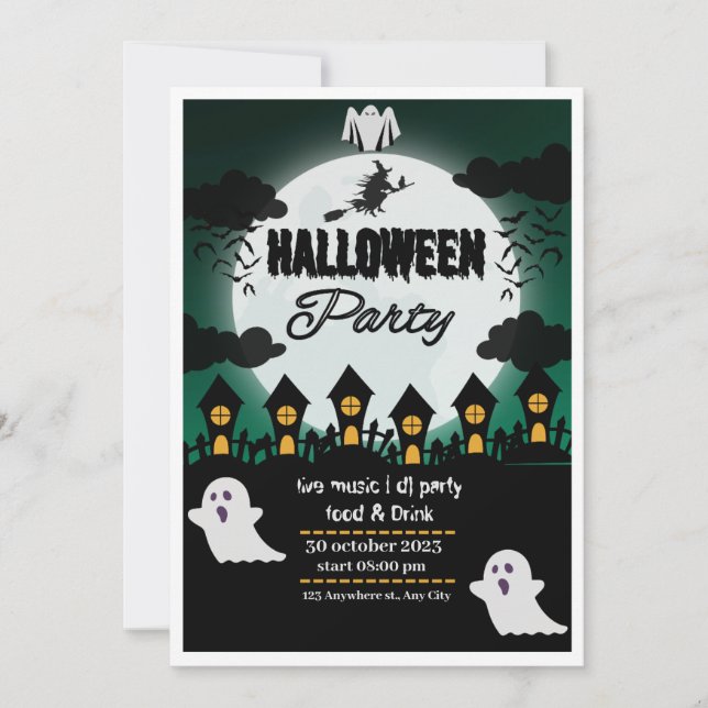 Halloween Invitation (Front)