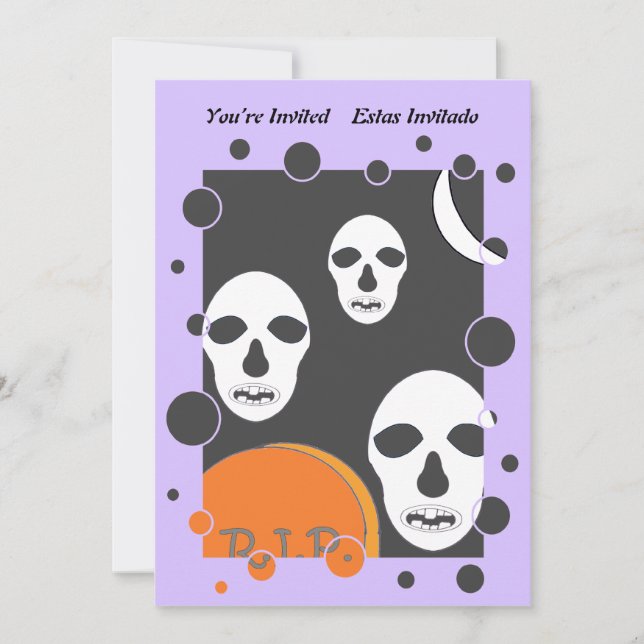 Halloween Invitation 11f (Front)