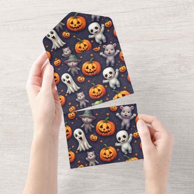 Halloween invitation card (Tearaway)