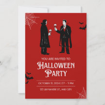 Halloween invitation cards