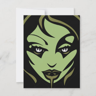 Halloween Invitation Custom Halloween Zombie Card