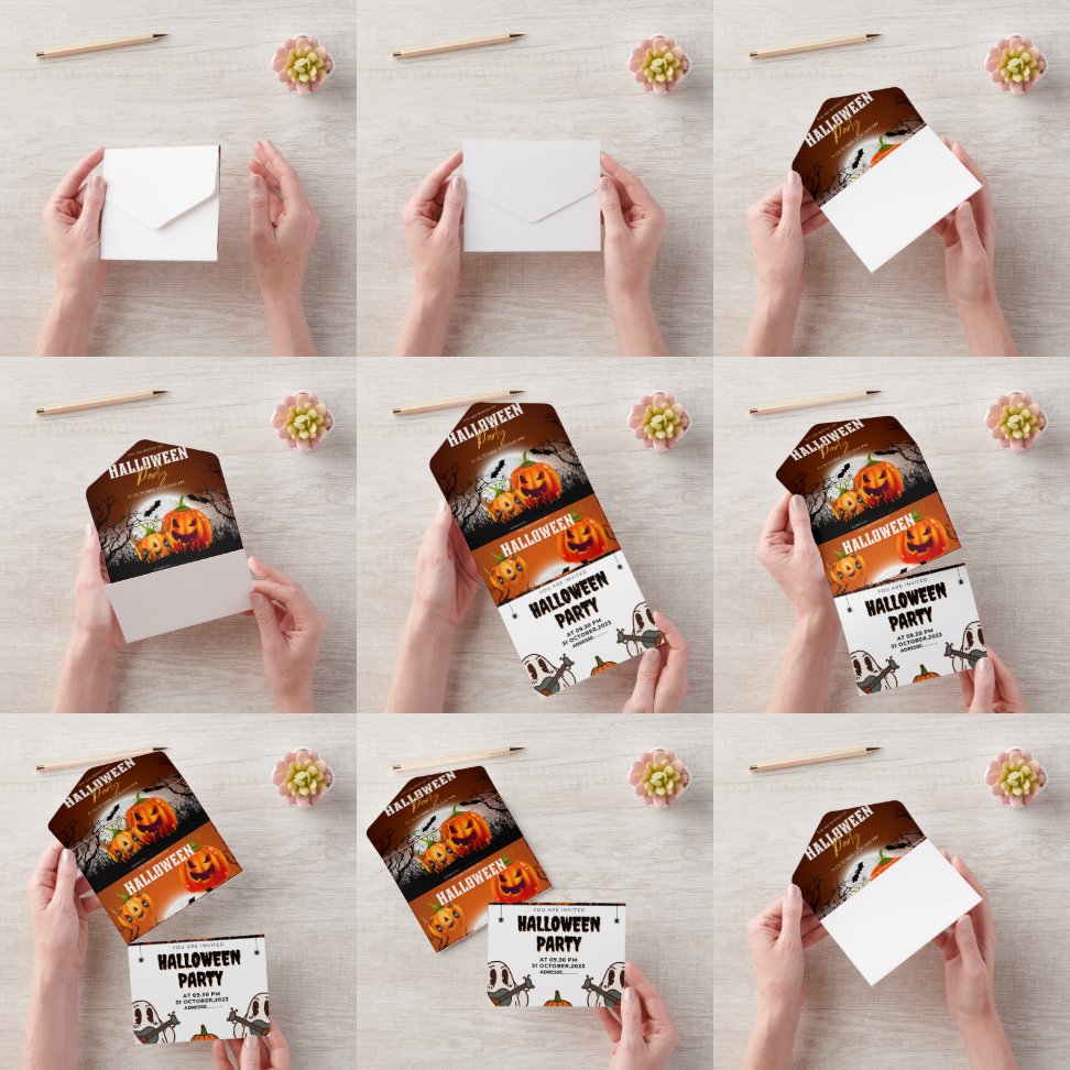 Halloween Invitation Halloween Parti 2023 