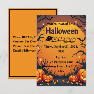 Halloween Invitation – Join Us for a Celebration!