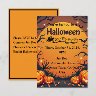 Halloween Invitation – Join Us for a Celebration!
