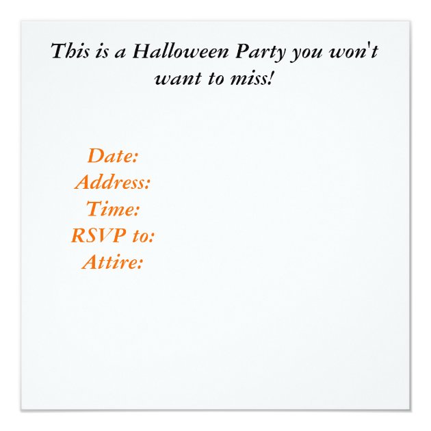 Halloween  Invite: Something Wicked Invitation