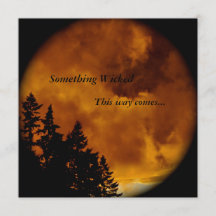 Halloween Invite: Something Wicked