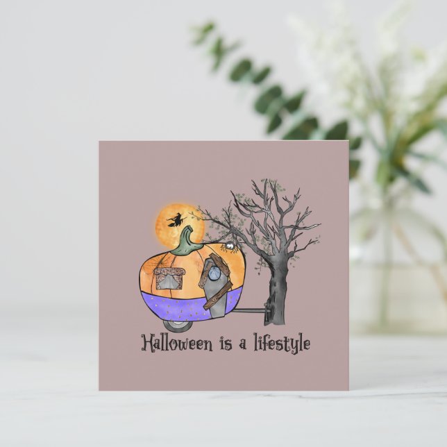 Halloween Is A Lifestyle | Camper | Trailer (Standing Front)