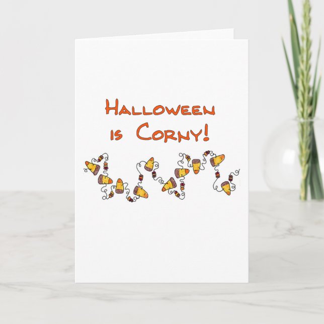 Halloween is Corny Card (Front)