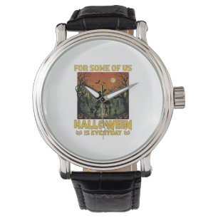 Halloween Is Everyday Graveyard Zombies Bonfire Pu Watch