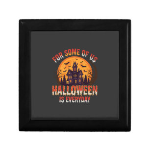 Halloween Is Everyday Haunted House Vintage Graphi Gift Box