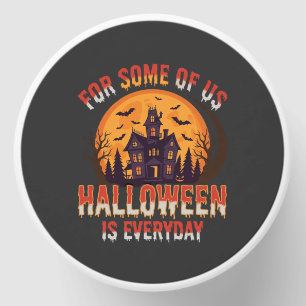 Halloween Is Everyday Haunted House Vintage Graphi Mini Candle Favors