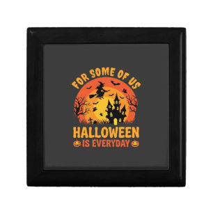 Halloween Is Everyday Haunted House Witch Gift Box
