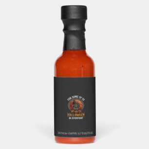 Halloween Is Everyday Monster Hand Tombstone Pumpk Hot Sauces