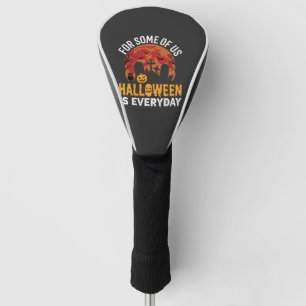 Halloween Is Everyday Spooky Graveyard Moon Golf Head Cover
